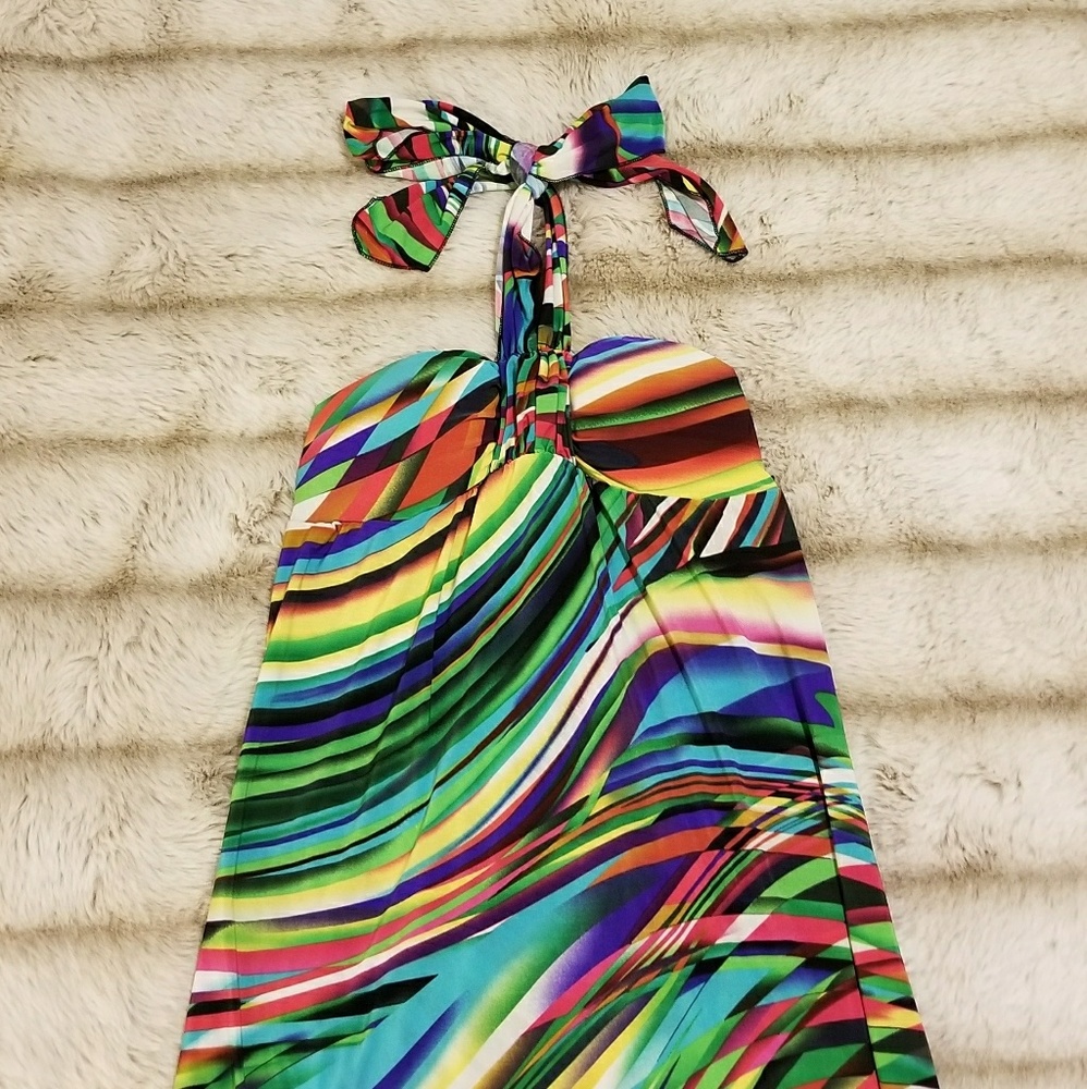 Funky multicolor maxi dress